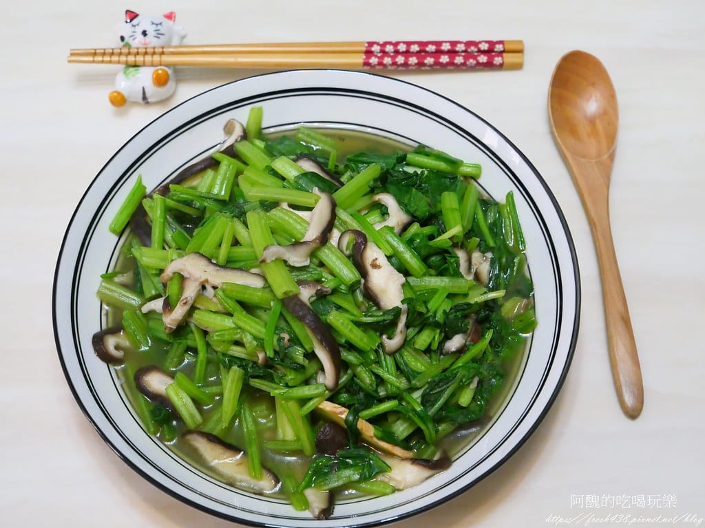 鮮香菇炒菠菜,減脂食譜,營養健康又順口。 - 第9張圖 8