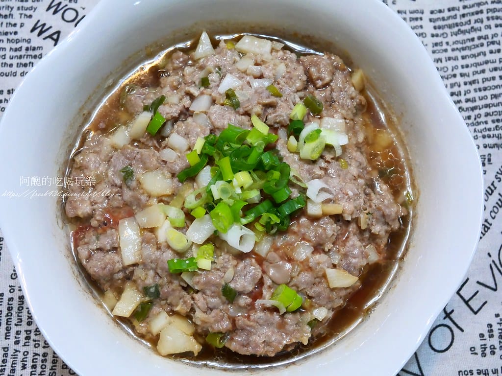 【電鍋食譜】山藥蒸肉餅,口感滑順,超級下飯。 - 第12張圖 P1054284
