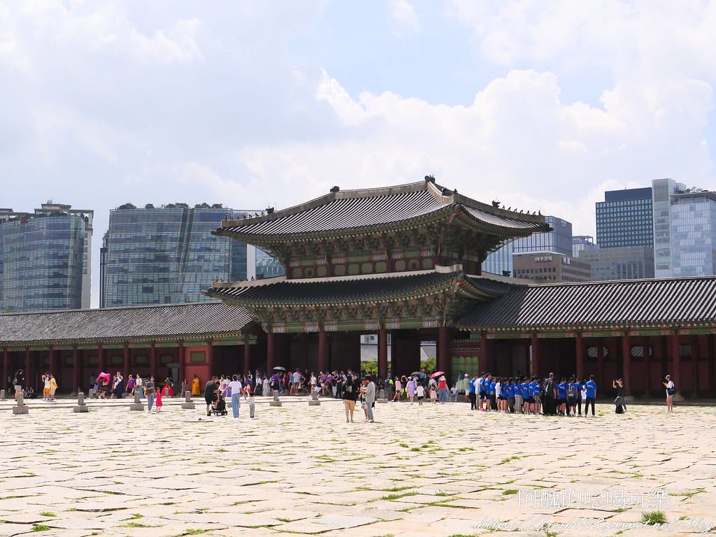 【韓國景點】景福宮,穿韓服遊宮殿,魁梧士兵交接超精彩,首爾必遊景點。 - 第42張圖 P1029086