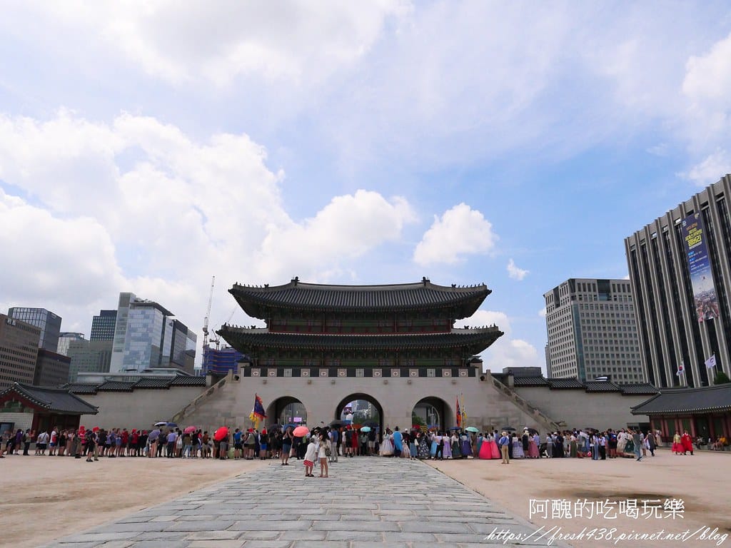 【韓國景點】景福宮,穿韓服遊宮殿,魁梧士兵交接超精彩,首爾必遊景點。 - 第59張圖 P1029117