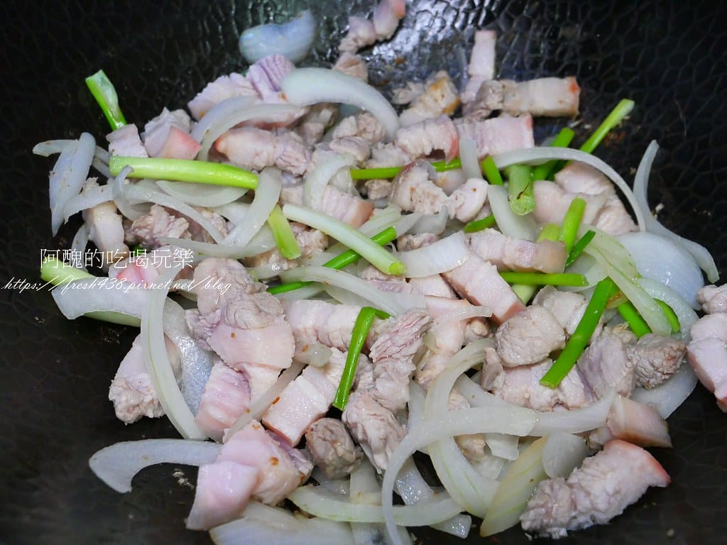 蔥爆豬五花,Q彈下飯,五花肉用炒的居然那麼好吃! - 第7張圖 P1029654