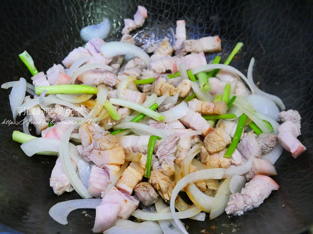 蔥爆豬五花,Q彈下飯,五花肉用炒的居然那麼好吃! - 第9張圖 P1029656