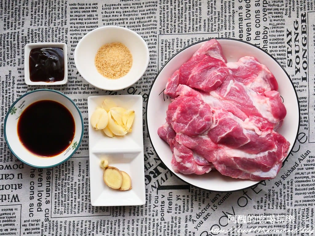 照燒梅花肉,讓全家瘋狂搶光的簡易料理。 - 第2張圖 P1060633