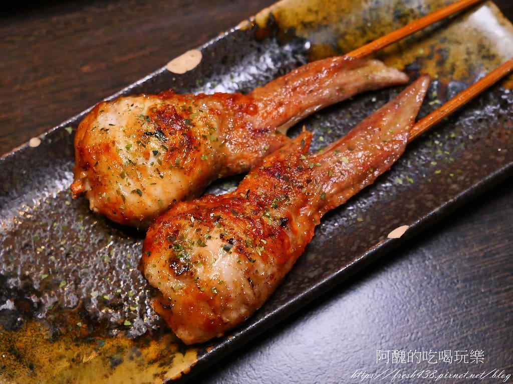 【新北美食】老串角居酒屋-三重店,平價日式料理,下班聚餐、小酌的好去處。 - 第51張圖 36干貝鮮雞翅