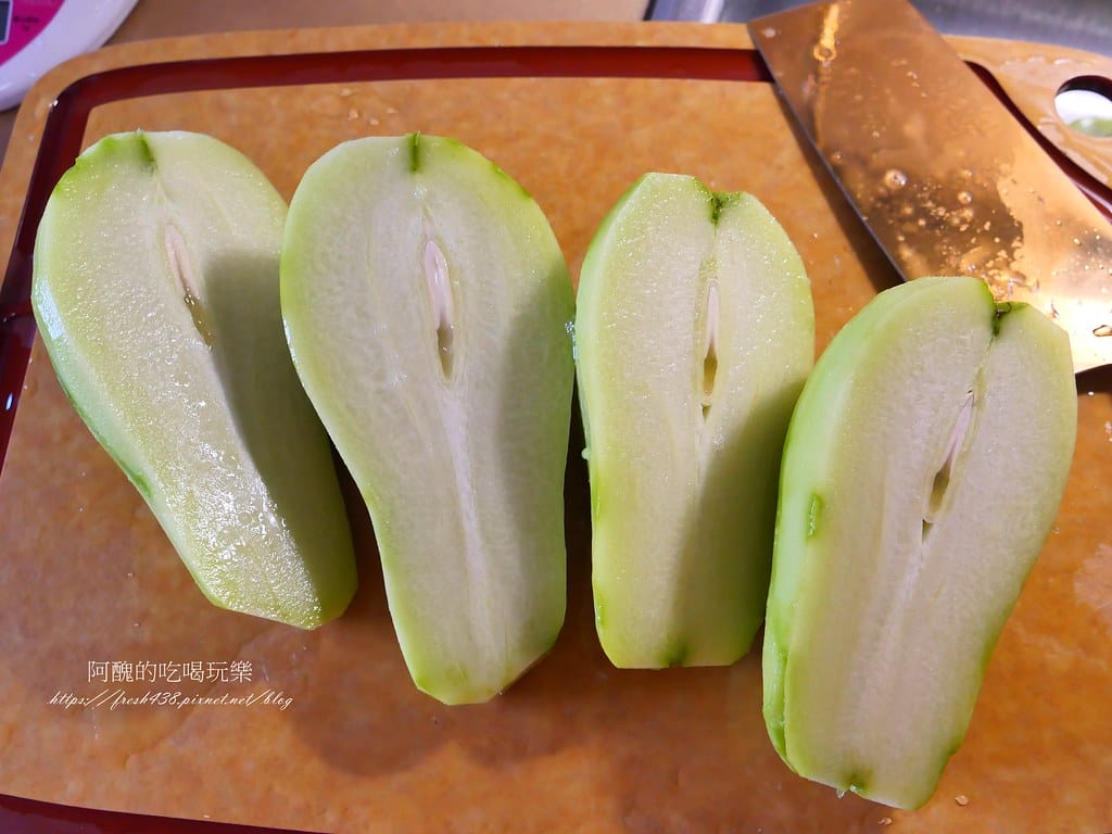 清炒佛手瓜,鮮甜可口,第一次煮佛手瓜就上手。 - 第5張圖 P1065620